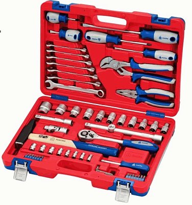 Набор инструментов универсальный, 58 предметов Мастак 01-058C