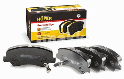Колодки тормозные передние HF 350 524 HOFER