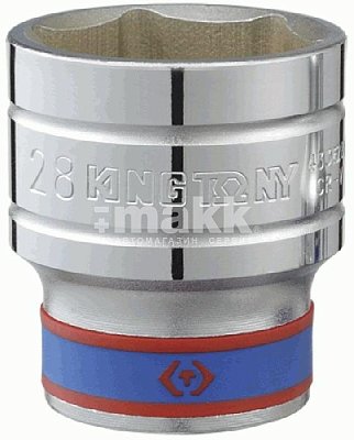 Головка торцевая стандартная шестигранная 1/2", 36 мм King Tony 433536M