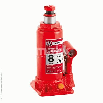 Домкрат  8т подъем 405 мм гидравлический бутылочный Autoprofi DG-08