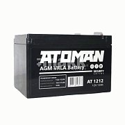 Аккумулятор ATOMAN 12В 12Ач для ОПС