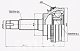 ШРУС наружн 26x56x24 с ABS:48T Toyota: Corolla/Picnic/Rav 4 PCV1351 PATRON