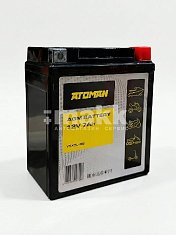 Мото аккумулятор ATOMAN AGM 12V 7Aч (YTX7L-BS) о/п