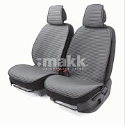 Накидки на сиденье Car Performance передние 2 шт  fiberflax серые CUS-1042 GY