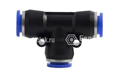 Фитинг соединительный пластмассовый тройник d=6мм БАК.90306 Belak