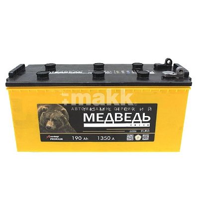 Аккумуляторная батарея 190 Ач Тюменский медведь LA п/п (болт)  51,8*22,8*23,8