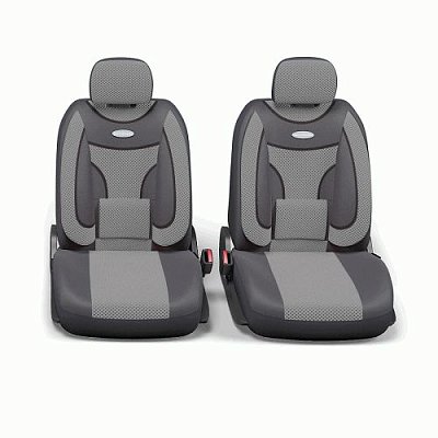 Чехлы EXTRA COMFORT орт.под. вел11пр карм6 мол т.сер/св.сер.М 5шт ECO-1105 D.GY/L.GY (M)