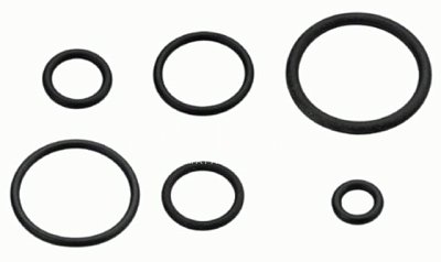 Кольцо уплотнительное резиновое из набора Сибртех, D7 - 53 мм, 404 предм.47597