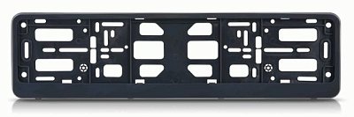 Рамка номерного знака книжка графит РК 01 01 08 (1.154)