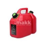 Канистра  6л/2.5л сплит пластик KESSLER с гибким шлангом внутри А1-02-05 Премиум