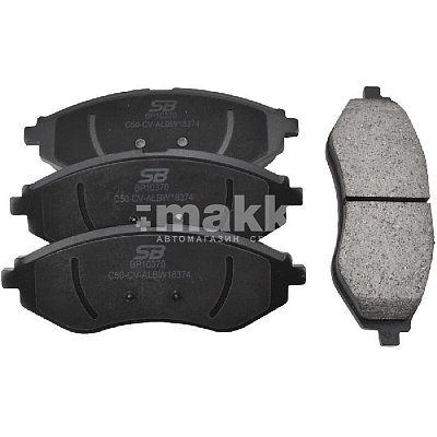 Колодки тормозные дисковые передние CHEVROLET (GM) Aveo,DAEWOO Kalos BP10370 SB NAGAMOCHI