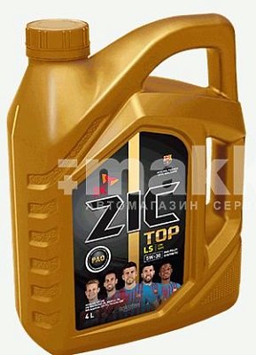 Масло моторное ZIC TOP LS SAE 5W30 C3 синтетическое 4л