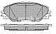 Колодки тормозные передние дисковые BP21530 SB NAGAMOCHI