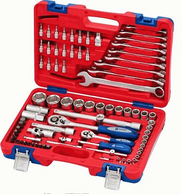 Набор инструментов универсальный, 82 предмета Мастак 01-082C