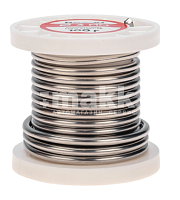 Припой ПОС-61, 100 г, 3 мм, без канифоли, катушка (олово 61%, свинец 39%) REXANT 