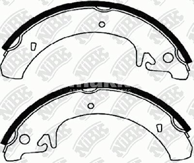 Колодки тормозные задние FN0511 NIBK