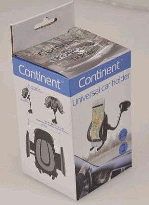 Держатель автомобильный для смартфонов Continent CUH-4211BK