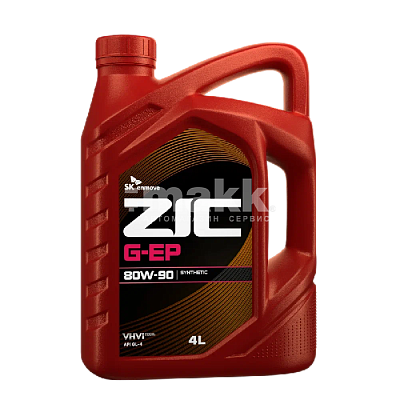 Масло трансмиссионное ZIC G-EP 80W90 синт. API GL-4  4л
