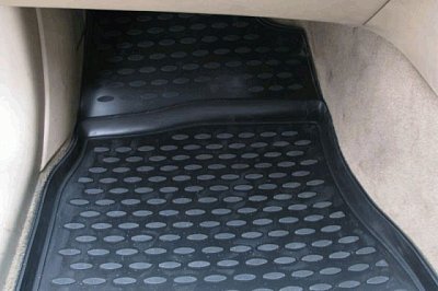 Коврики салона Novline модель TOYOTA Mark 2 GX110 2000-2004 П.Р. черный (к-т 4 шт) NLC.48.24.210