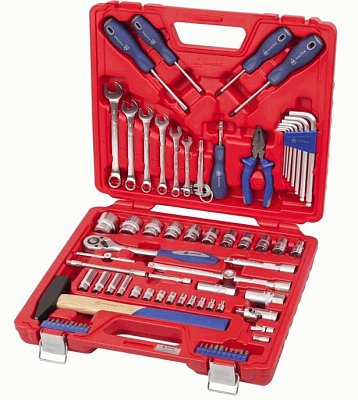 Набор инструментов универсальный, 77 предметов Мастак 0-077C