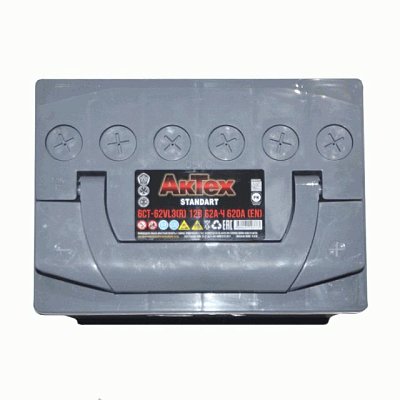 Аккумуляторная батарея 62 Ач Aктех Standartt о/п 24,2*17,5*17,5