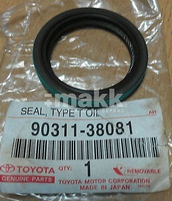 Сальник распредвала Toyota 1N,2C,3C,1AZ,2AZ 38/50/6 90311-38081 OEM