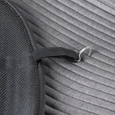 Накидки на сиденье Car Performance передние 2 шт  fiberflax серые CUS-1042 GY