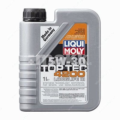 Масло моторное LIQUI MOLY Top Tec 4200 New Generation 5W30 API SP ACEA C3 синт. 1л