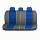 Чехлы MULTI COMFORT 11 предметов чёрно/синии MLT-1105GV BK/BL АКЦИЯ