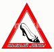 Знак Уважай меня (туфелька) 12*14см A0102