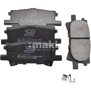 Колодки тормозные дисковые задние BP21498 SB NAGAMOCHI