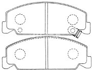 Колодки тормозные дисковые передние PBP708 PATRON