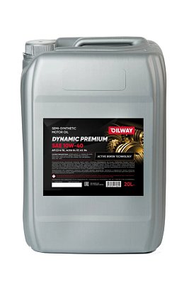 Масло моторное Oilway Dynamic Premium 10W40 полусинтетическое 20л