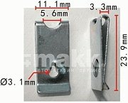 Скоба 23,9*11,1мм Н-2043