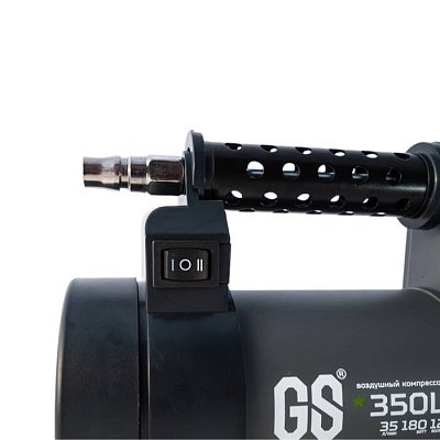 Компрессор 35л/мин 180W 12V 10Атм, с фонарем, комплект насадок Green Star 