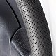 Оплётка нат.кожа чёрный Autoprofi перфорир 50шт/уп SAM-201 BK(M) "В" для перетяжки нить игла 