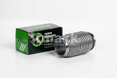 Гофра 60/150 (AISI 304 wire mesh, interlock) P60150WM Tixona