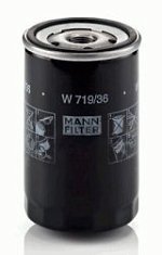 Фильтр масляный MANN W 719/36 Jaguar S-Type, X-Type 01-09, XF