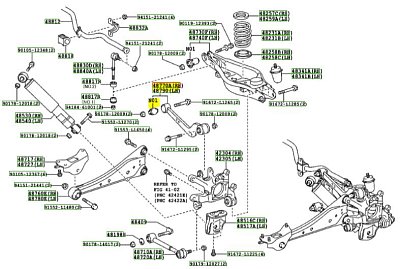 Сайлентблок Toyota Corolla,Avensis BH21286 JIKIU