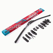 Щетка ст/оч 18 " 450мм бескаркасная, 11 адаптеров Autoprofi 50шт/уп ULF-18