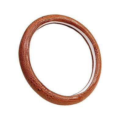 Оплетка экокожа коричневый GS серия РЕПТИЛИЯ 107725 (M)