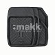 Коврики-ванночка 4 предмета Autoprofi Groove черный (TER-150 BK)