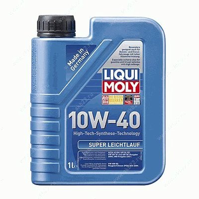 Масло моторное LIQUI MOLY Super leichtlauf 10W40 синт. API SN ACEA A3/B4 1л