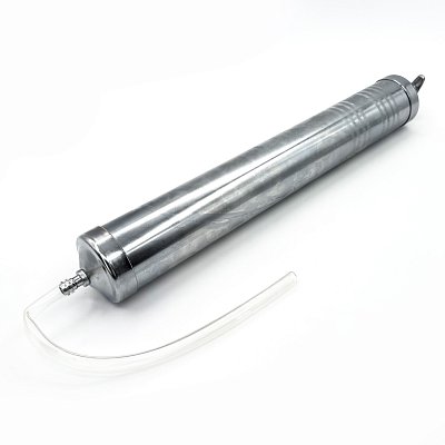 Шприц для откачивания и нагнетания масел и других тех.жидкостей 1000 мл металл Green Star