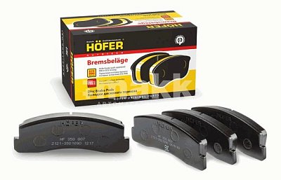 Колодки тормозные передние HF 350 807 HOFER