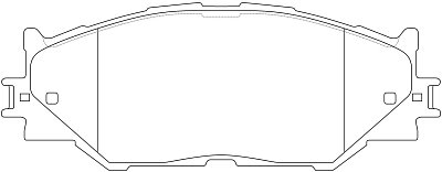 Колодки тормозные дисковые передние BP13441 SB NAGAMOCHI