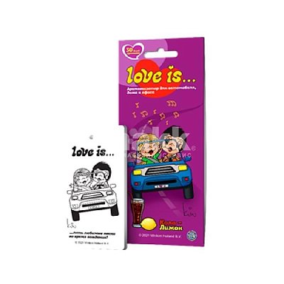 Ароматизатор подвесной LOVE IS КОЛА-ЛИМОН 11г LI K 0012