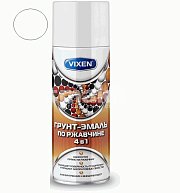 Грунт-эмаль по ржавчине 4 в 1 VIXEN сигнальный белый аэрозоль 520мл VX519003
