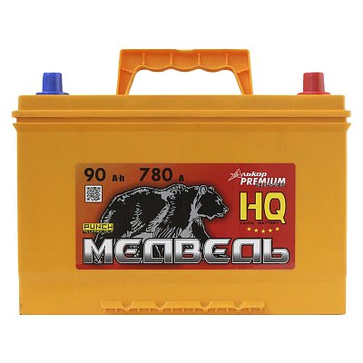 Аккумуляторная батарея 90 Ач Медведь (105D31L) VLA Ca/Ca о/п 30,6*17,3*22,0