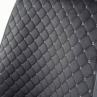 Накидки на сиденье Car Performance передние 2 шт алькантара черн/серые 5шт/уп CUS-2012 BK/GY